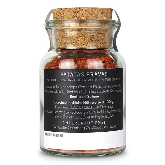 Ankerkraut Patatas Bravas Gewürz zum einmischen in Quark 90g 
