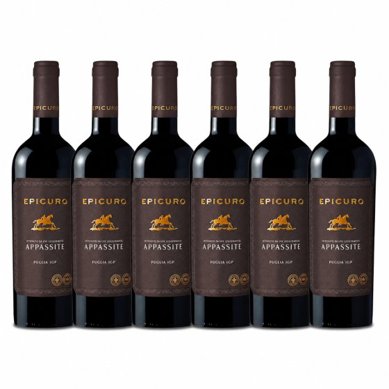 Epicuro Appassite Rosso Passito reife Beerenaromen 4500ml 6er Pack 