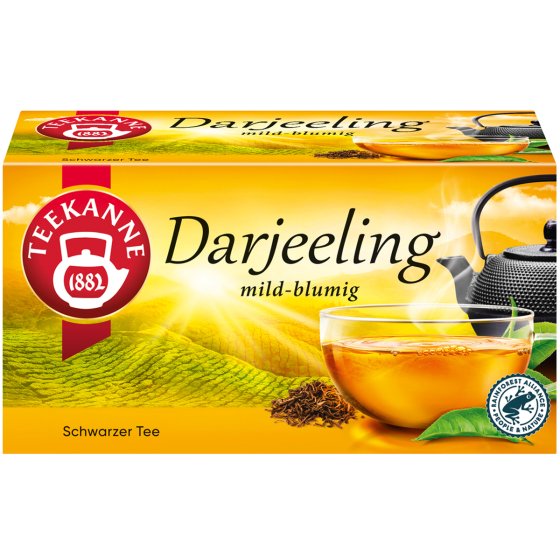 Teekanne Origins Darjeeling feinster Schwarztee mild blumig 35g 