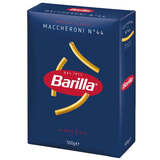 Barilla Nudeln Maccheroni Nummer 44 Hartweizennudeln 4er Pack 