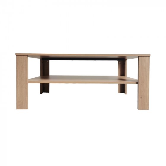 Couchtisch Nina Rechteckig Artisaneiche mit Ablage 