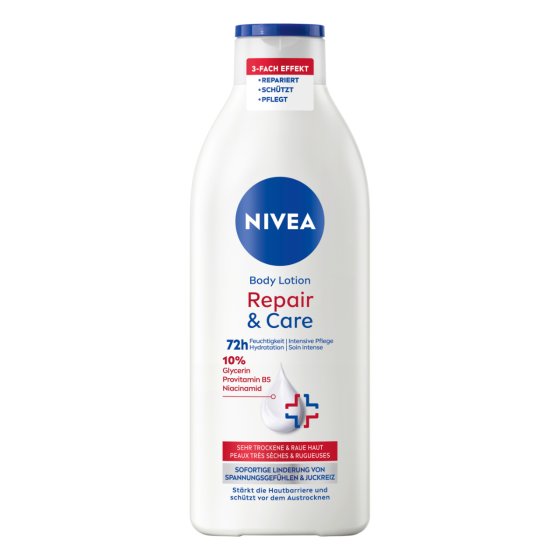 Nivea Body Repair Care Body Lotion für trockene Haut 400ml 