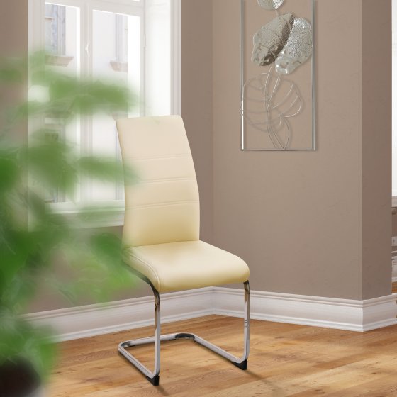 Schwingstuhl SallyC PU Beige 