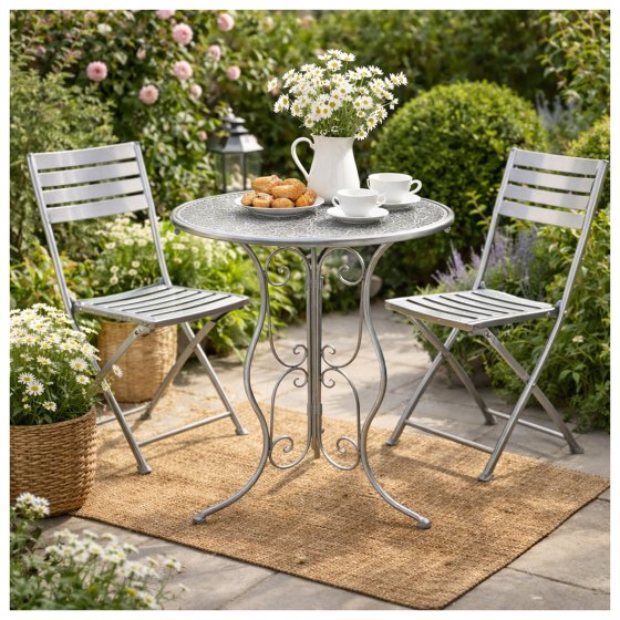 Gartentisch Lani Grau 