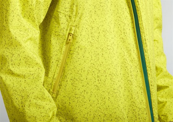 Fahrrad-Regenjacke Herren  Skane HiVis, neon yellow 