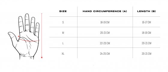 Langfingerhandschuh Prologo Kylma 