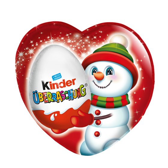 kinder Schokolade Weihnachts Ei Herz mit toller Überraschung 53g 
