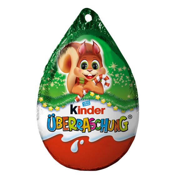 Kinder Überraschung süßer Ei Anhänger für Weihnachtsbaum 20g 