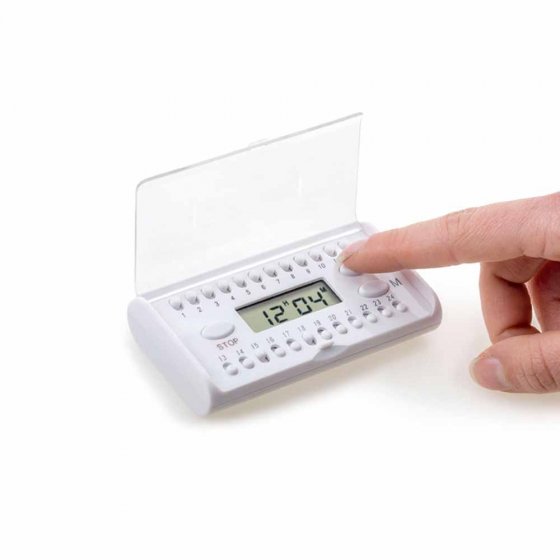 Pillenbox mit Alarm
