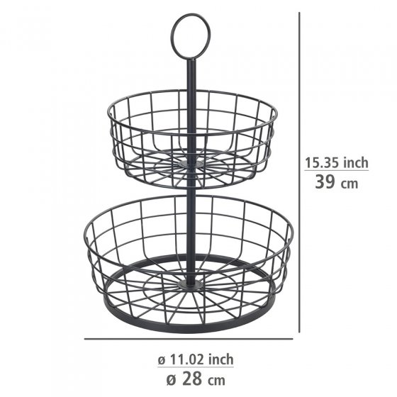Multi-Korb-Etagere, 2 Etagen