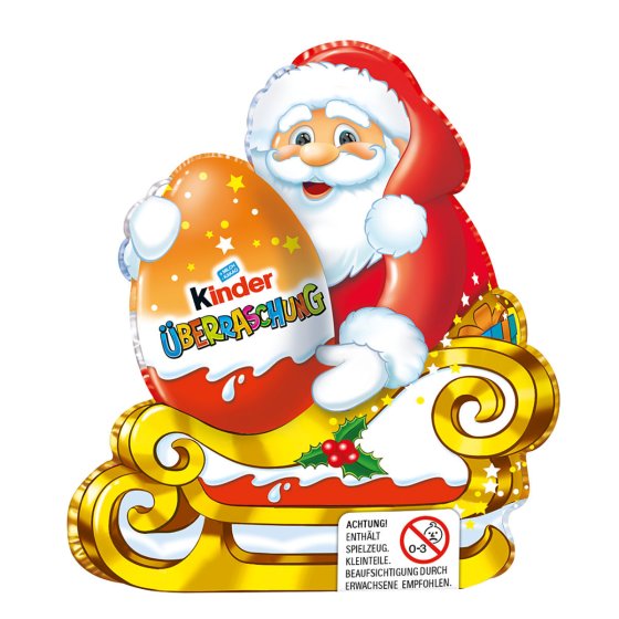 kinder Schokolade Weihnachtsmann Hohlfigur mit Überraschung 75g 