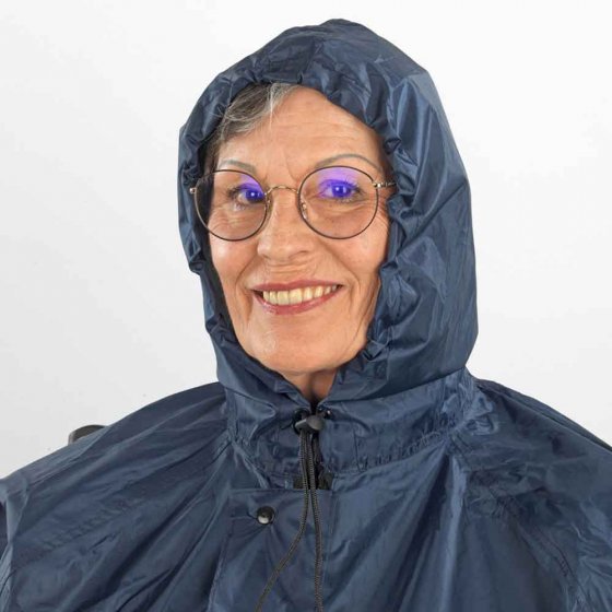 Rollstuhl Regencape mit Ärmeln 