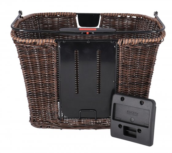 Vorderradkorb "Structura" braun 