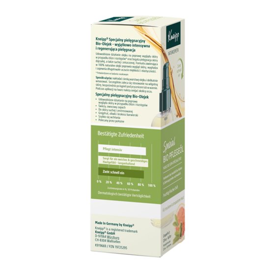 Kneipp Spezial Bio Pflegeöl Naturkosmetik für trockene Haut 100ml 