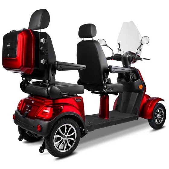 E-Quad Tandem,rot 
