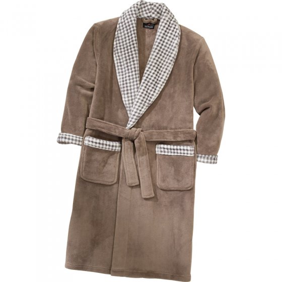 Bademantel a.C.Fleece,beig,M M | Beige