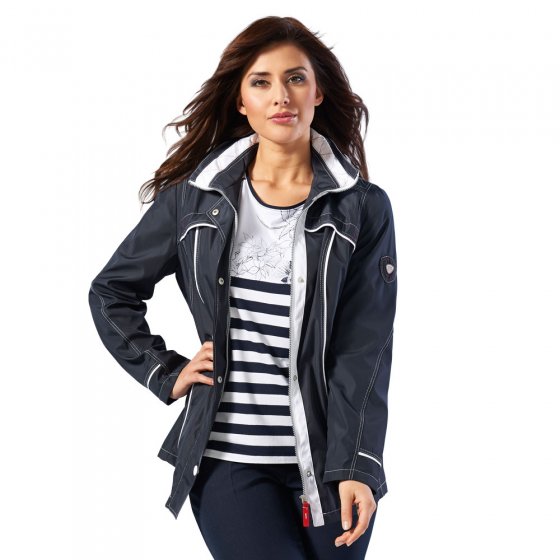 Jacke Maritim m.Kapuze,weiß,38 38 | Weiß