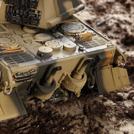 Funkgesteuerter „Tiger 2" in Metallausführung 