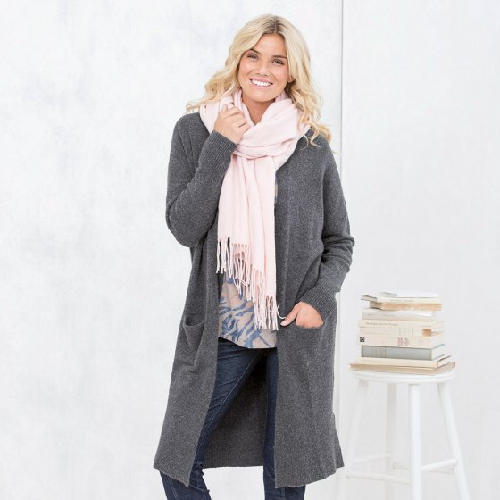 LongCardigan,softt.,rose,46/48 46/48 | Rose