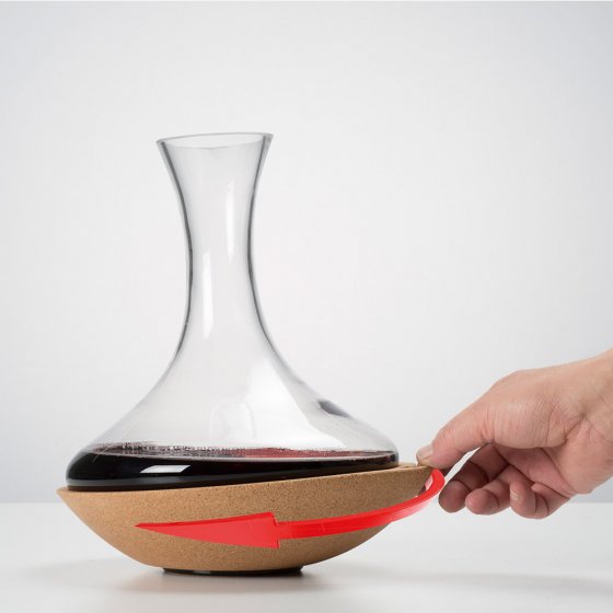 Kreisschwing-Weinbelüfterkaraffe 