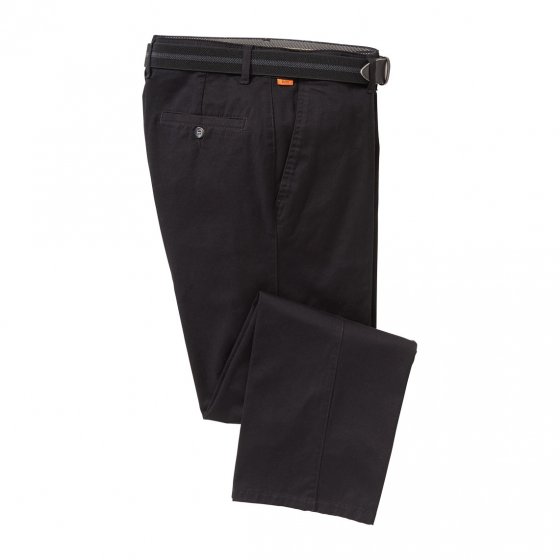 Farbechte Baumwollhose,schwarz 25 | Schwarz