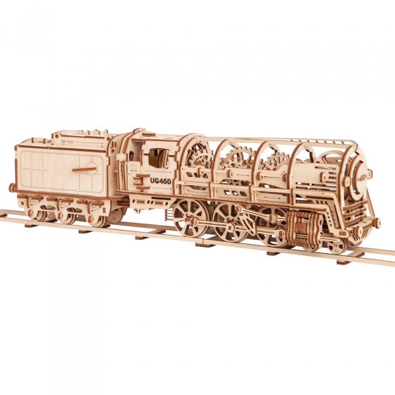 Holzmodell Dampflokomotive