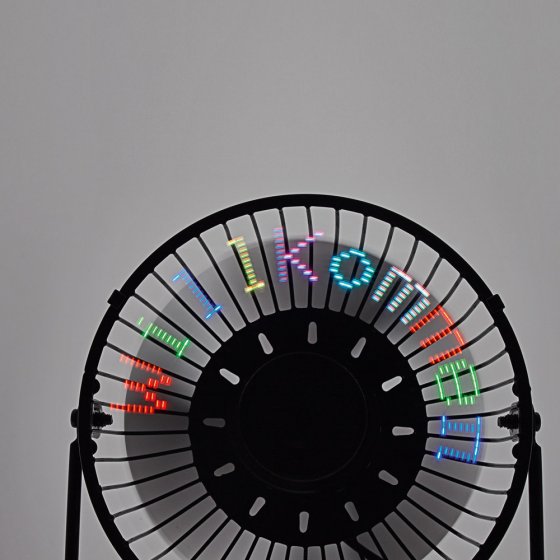 Ventilator mit LED-Animation