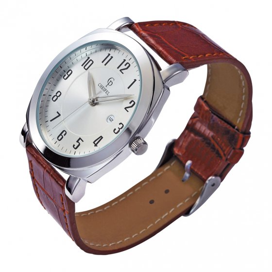 Ihr Geschenk: Ultraflache Armbanduhr