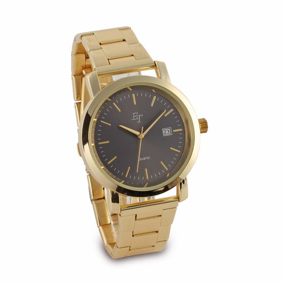 IHR GESCHENKELEGANTE HERRENUHR „GOLD“