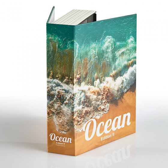 Buchkassette mit Zylinderschloss „Ocean” 