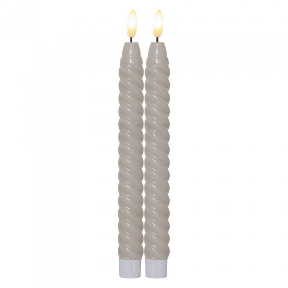 LED Kerzen 2er-Pack SWIRL 