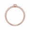 Ring 925 Sterling Silber rosé vergoldet mit Zirkonia - 4