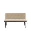 Bank 3-Sitzer Antikbraun/Taupe Joschka - 4