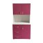 Badschrank Pink Weiß - 4