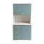 Badschrank Hellblau Weiß - 4