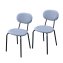 Stuhl Anella Grau 2er-Set - 4