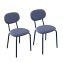 Stuhl Anella Dunkelgrau 2er-Set - 4