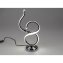 LED Tischlampe 38 cm Spirale Silber - 4