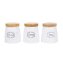 Brot-, Kaffee-, Tee- und Zuckervorratsdose 4-teiliges Set - 4