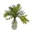 Kunstpflanze Gräser in Vase Flora - 4