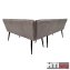 Eckbank 195 x 154 cm Mesilla Braun kurzer Schenkel rechts - 4