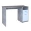Schreibtisch 120 x 76 cm Beton Weiß - 4