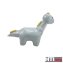Hocker für Kinder Tiermotiv Dino Langhals - 4
