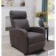 Relaxsessel Corrado Kunstleder Braun - 4