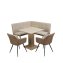 Sitzgruppe Taupe/Antikbraun Joschka - 4