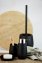 Bad-Accessoire-Set Mod. Badi Schwarz Keramik - 4