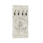 Rustikale Wandgarderobe im Vintage-Look Shabby Chic mit 4 Haken - 4