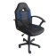 Schreibtischstuhl Junior höhenverstellbar ergonomischer Drehstuhl Schwarz-Blau - 4