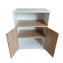 Küchenschrank Blanca Weiß mit Türen in Artisaneiche - 4
