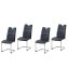 Schwingstuhl 4er Set PU schwarz DannyC - 4